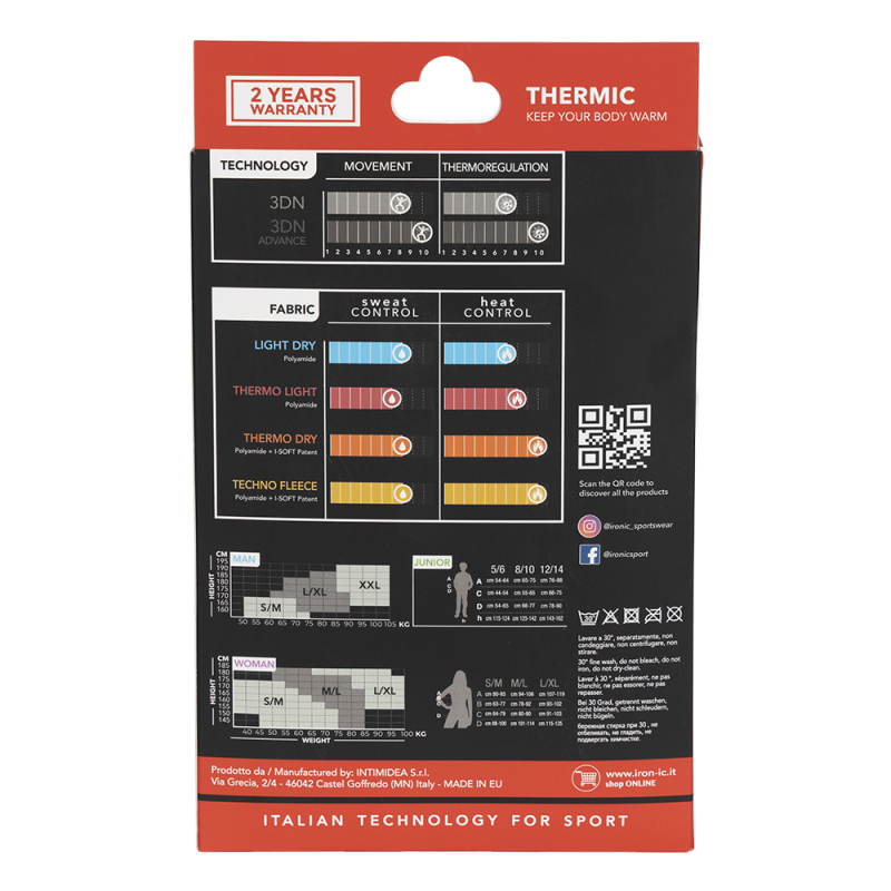 SOUS-VÊTEMENTS THERMIQUES HOMME – ENSEMBLE | BLACK | 2XL(56) | Diel