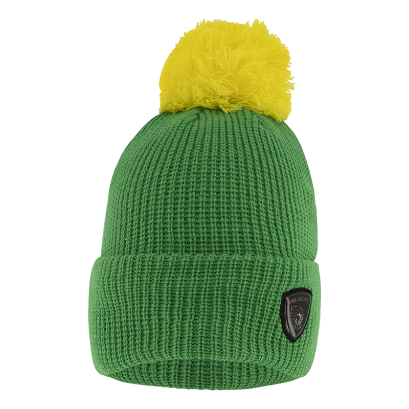 BONNET D’HIVER AVEC POMPON | GREEN | 1 | Diel