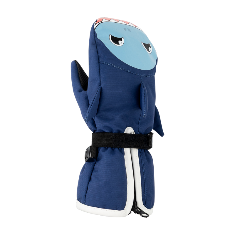 GANTS DE SKI ENFANT BLEUS AVEC MOTIF REQUIN | BLUE | XS-S | Diel