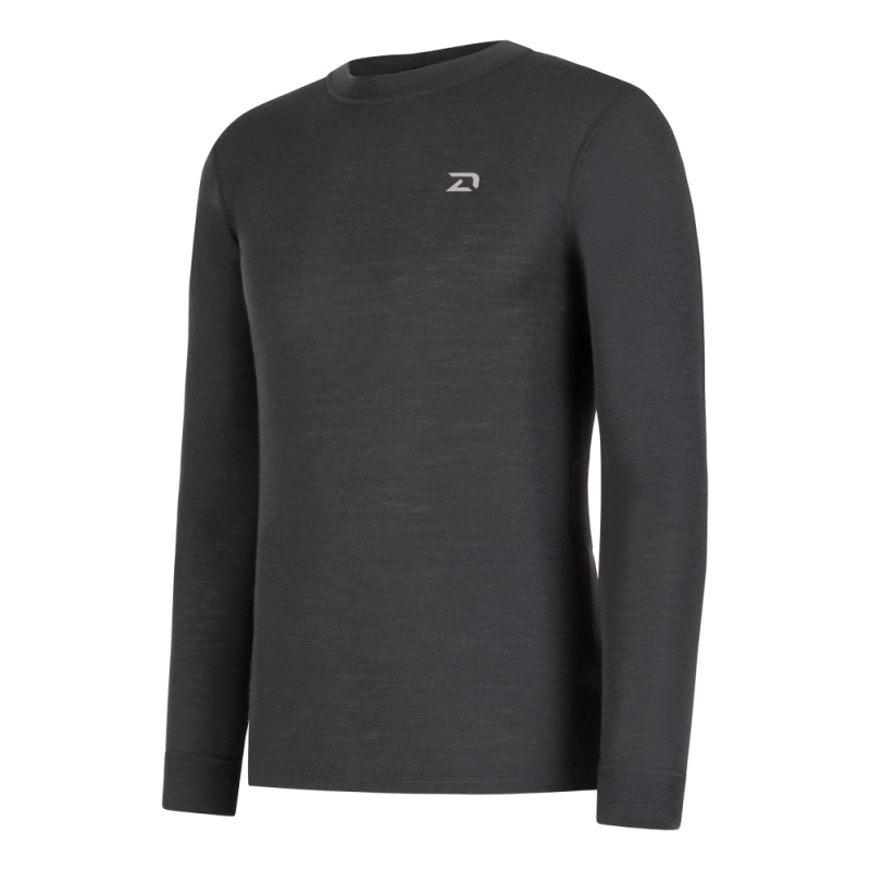 SOUS-VÊTEMENT THERMIQUE MASCULIN EN MÉRINOS | GRAY | XS-S-M | Diel