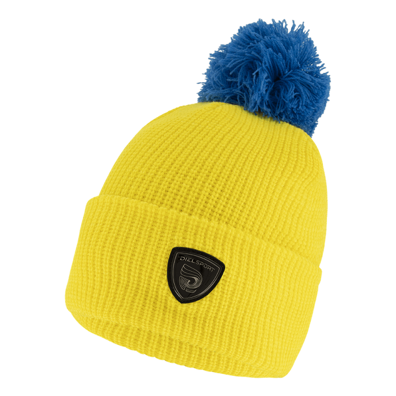 BONNET D’HIVER AVEC POMPON | YELLOW | 1 | Diel