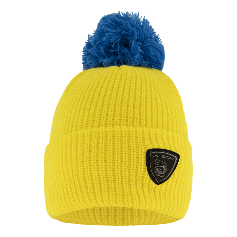 BONNET D’HIVER AVEC POMPON | YELLOW | 1 | Diel