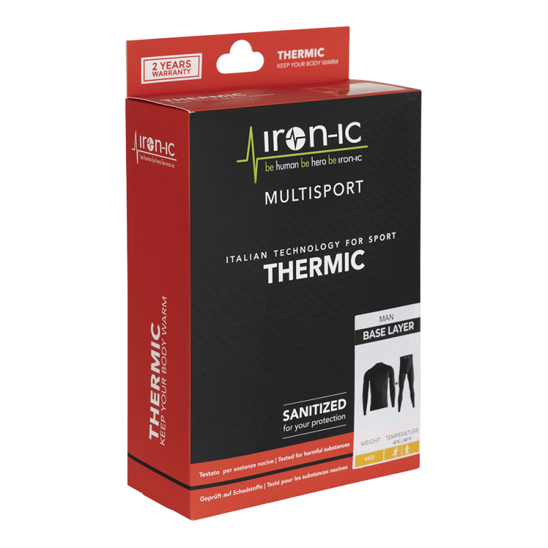 SOUS-VÊTEMENTS THERMIQUES HOMME – ENSEMBLE | BLACK | XL(54) | Diel