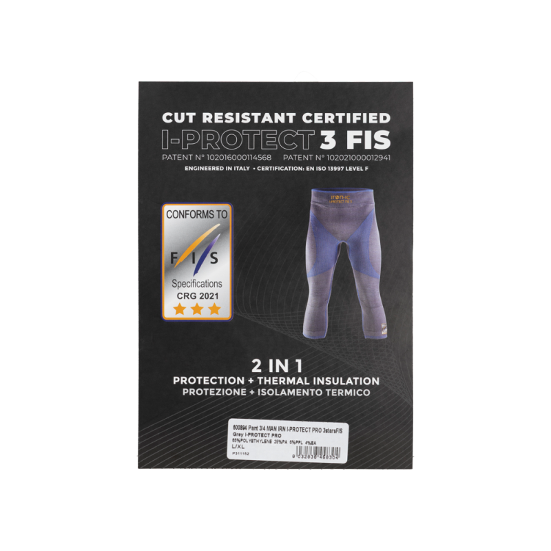 ANTI-CUT FIS 3 STARS SOUS-VÊTEMENTS THERMIQUES | GRAY | L-XL | Diel