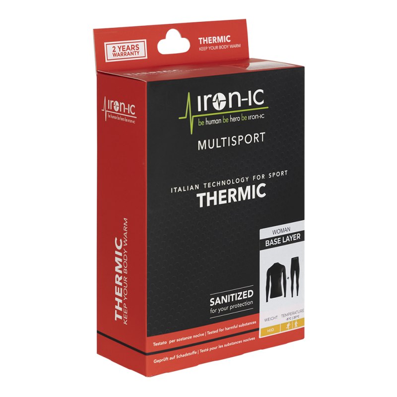 SOUS-VÊTEMENTS THERMIQUES FEMME – ENSEMBLE | BLACK | S-M | Diel